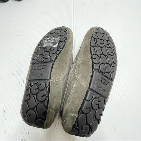 Ugg Mens Ascott Moccasin Slippers Suede GreySize 8 - Picture 15 of 16